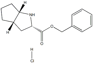 (S,S,S)-2-Azabicyclo[3,3,0]octane-3-carboxylic acid benzyl ester hydrochloride 구조식 이미지