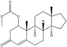 1-testosterone methyl carbonate 구조식 이미지