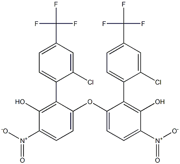 2-chloro-4-trifluoromethylphenyl-3'-hydroxy-4'-nitrophenyl ether Structure