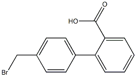 4'-broMoMethyl biphenyl-2-carboxylic acid Structure