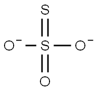 Thiosulfate Structure