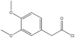 3,4-dimethoxyphenylacetyl chloride 구조식 이미지