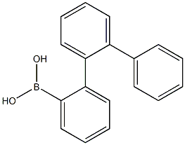 2-(Biphenyl)phenylboronicacid Structure