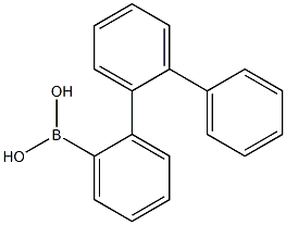 2-(Biphenyl)phenylboronicacid 구조식 이미지