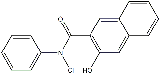 2-hydroxy-3-naphthoyl-chloroaniline Structure