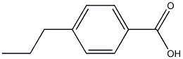 4-propylbenzoic acid Structure