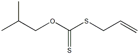 Allyl isobutylxanthate Structure