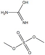 O-methylisourea sulfate monomethyl ester Structure