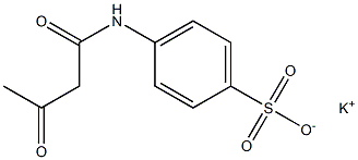 POTASSIUM N-(ACETOACETYL) SULFANILATE Structure