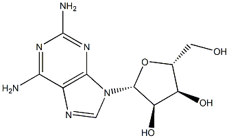 2-aminoadenosine 구조식 이미지