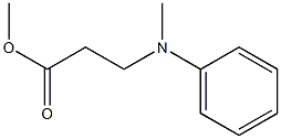 N-Methyl-N-methoxycarbonylethylaniline Structure