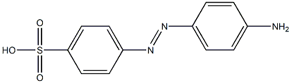 4'-Aminoazobenzene-4-sulphonic acid 구조식 이미지