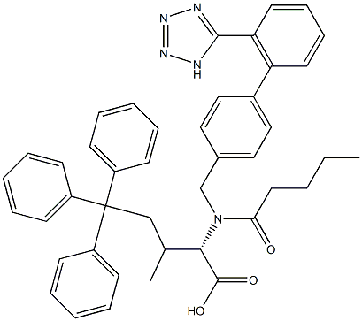 Trityl valsartan Structure