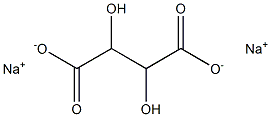 L-sodium tartrate Structure