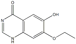 6-hydroxy-7-ethoxyquinazolin-4-one Structure