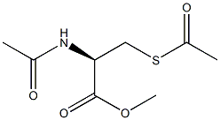 N,S-Diacetylcysteine methyl ester 구조식 이미지
