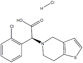 D-clopidogrel hydrochloride Structure