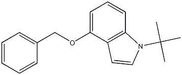 1-tert-butyl-4-benzyloxyindole Structure