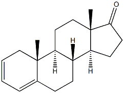 Androstene-2-ene-17-one 구조식 이미지