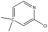 2-chloro-4-methyl-4-methylpyridine 구조식 이미지