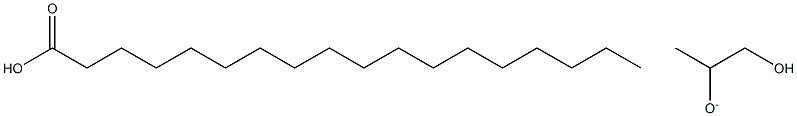 Monostearic acid glyceride 구조식 이미지