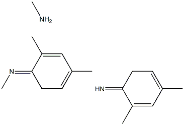 N-methyl-bis(2,4-dimethylphenyliminemethyl)amine Structure