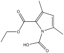 Ethyl 3,5-dimethylpyrrole-2-dicarboxylate 구조식 이미지