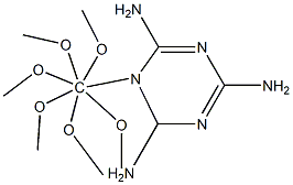 Hexamethoxymethyl melamine 구조식 이미지