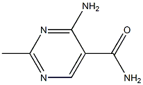 4-amino-2-methyl-5-pyrimidinecarboxamide 구조식 이미지