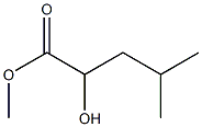 Methyl 2-hydroxy-4-methylpentanoate 구조식 이미지