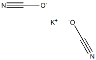Potassium dicyanate Structure