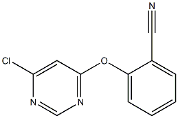4-chloro-6-(o-cyanophenoxy)pyrimidine 구조식 이미지