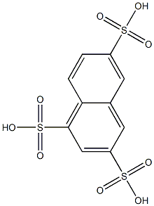 1,3,6-Naphthalenetrisulfonic acid 구조식 이미지