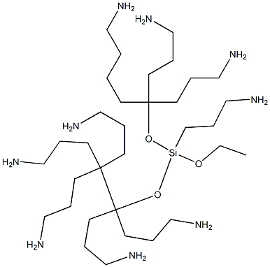 NN-(aminopropyltriethoxy)silane 구조식 이미지