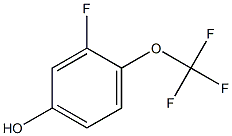 3-Fluoro-4-(trifluoromethoxy)phenol 구조식 이미지