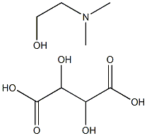 D-(-)dimethylaminoethanol tartrate Structure