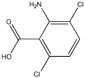 2-amino-3,6-dichlorobenzoic acid Structure