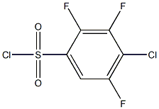 P-chlorotrifluorobenzenesulfonyl chloride Structure