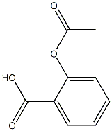 2-(acetoxy)benzoic acid 구조식 이미지