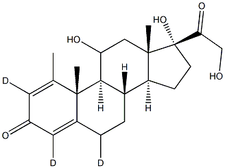 Methylprednisolone-d3 구조식 이미지