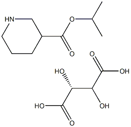 (R)-3-piperidinecarboxylic acid methyl (ethyl) ester-L-tartrate Structure