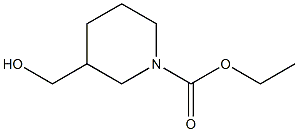 1-Ethoxycarbonyl-3-piperidinemethanol Structure