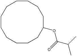 CYCLODODECYL ISO-BUTYRATE Structure