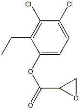 ETHYL-3,4-DICHLOROPHENYL GLYCIDATE Structure