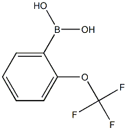 2-thifluoromethoxyphenylboronic acid 구조식 이미지