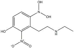 3-nitro-4-hydroxy ethylamino-N,N-dihydroxyethylaniline 구조식 이미지