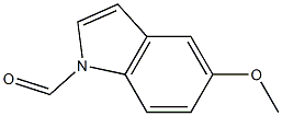 5-methoxyindole carboxaldehyde 구조식 이미지