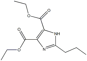 2-Propyl-4,5-imidazoledicarboxylic acid diethyl ester 구조식 이미지