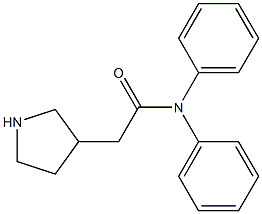 Diphenyl-3-Pyrrolidineacetamide Structure