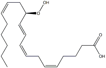 (5Z,8Z,10E,12R,14Z)-12-hydroperoxyicosa-5,8,10,14-tetraenoic acid 구조식 이미지